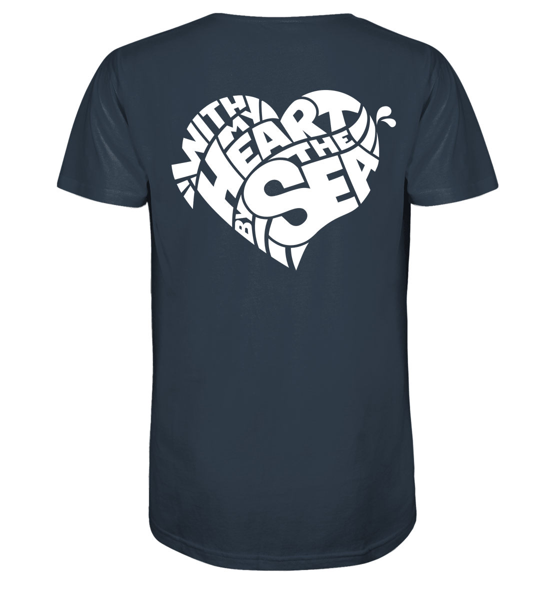With my Heart by the Sea - Organic Shirt