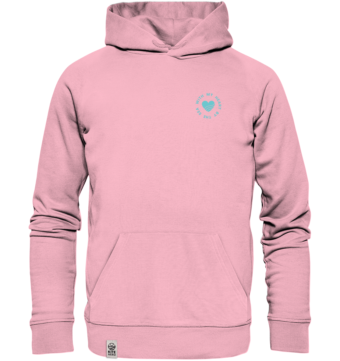 With my Heart by the Sea - Organic Hoodie