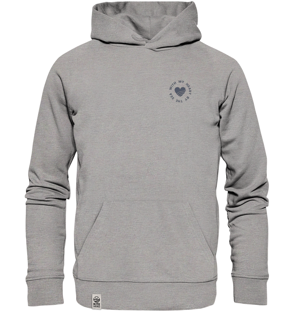 With my Heart by the Sea - Organic Hoodie